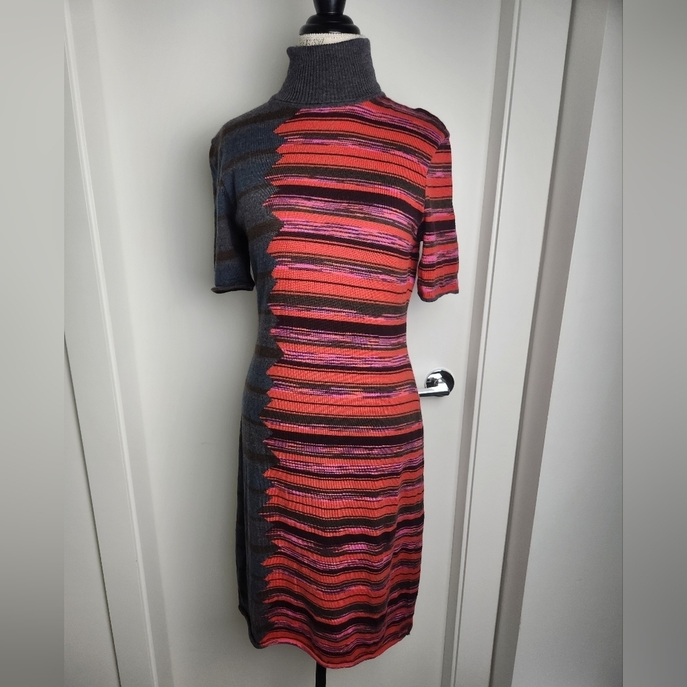 Vintage Missoni Striped Wool Knit Dress